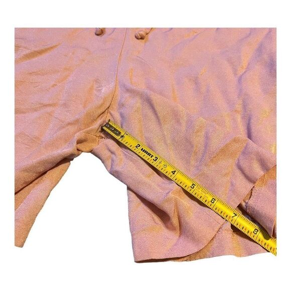 Vintage Niki Taylor Lounge Drawstring Pink / Gold Shorts Small Elastic Waistband - Picture 6 of 8